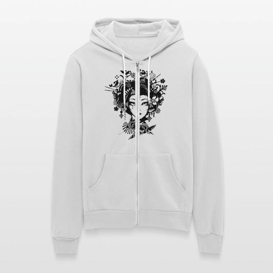 Elegant geisha with ornate ornaments