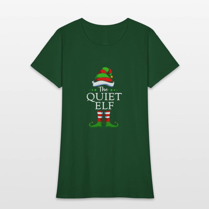 Elf Family Matching Christmas Office Quiet Elf
