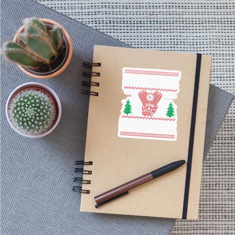 Engine Car Tuning Ugly Christmas - Flat Is Better