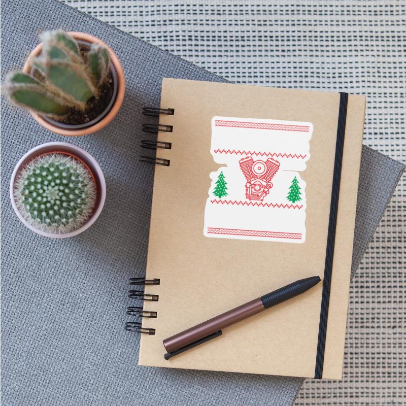 Engine Car Tuning Ugly Christmas - Flat Is Better