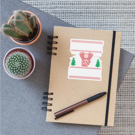 Engine Car Tuning Ugly Christmas - Flat Is Better