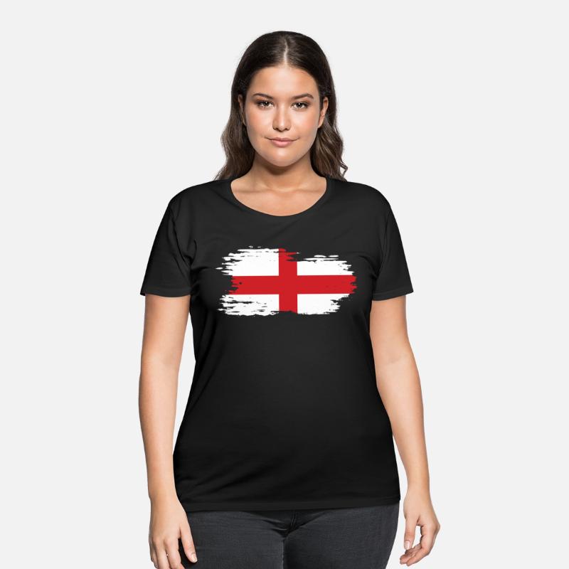 England - national flag, brush effect