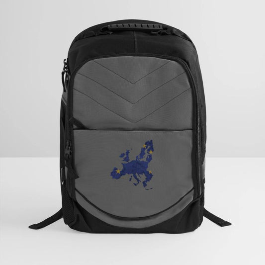 Europe - country border in national flag