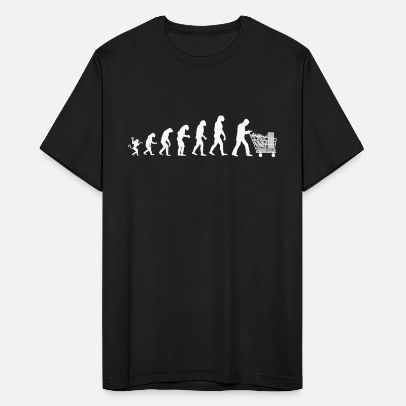 Evolution of man parody : just a consumer !