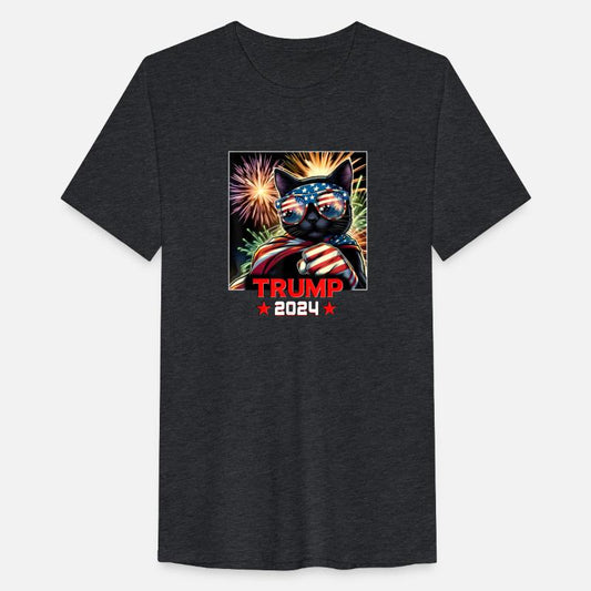 Fireworks Trump 2024 Black Cat