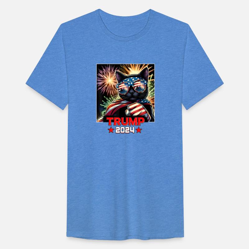 Fireworks Trump 2024 Black Cat