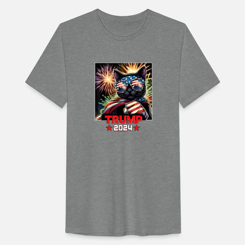 Fireworks Trump 2024 Black Cat