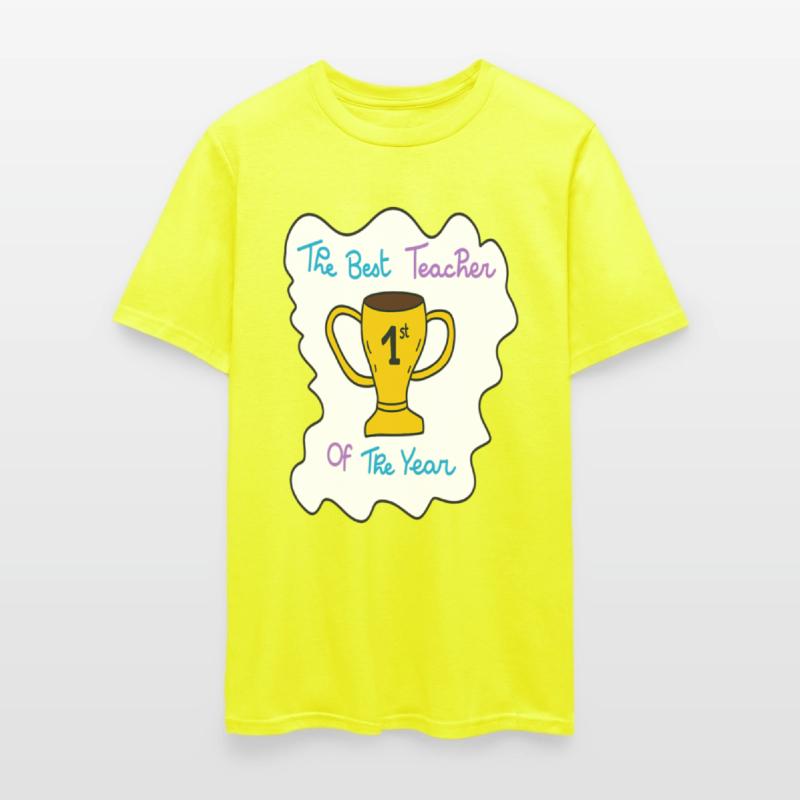 First Teacher Appreciation Trophy Design