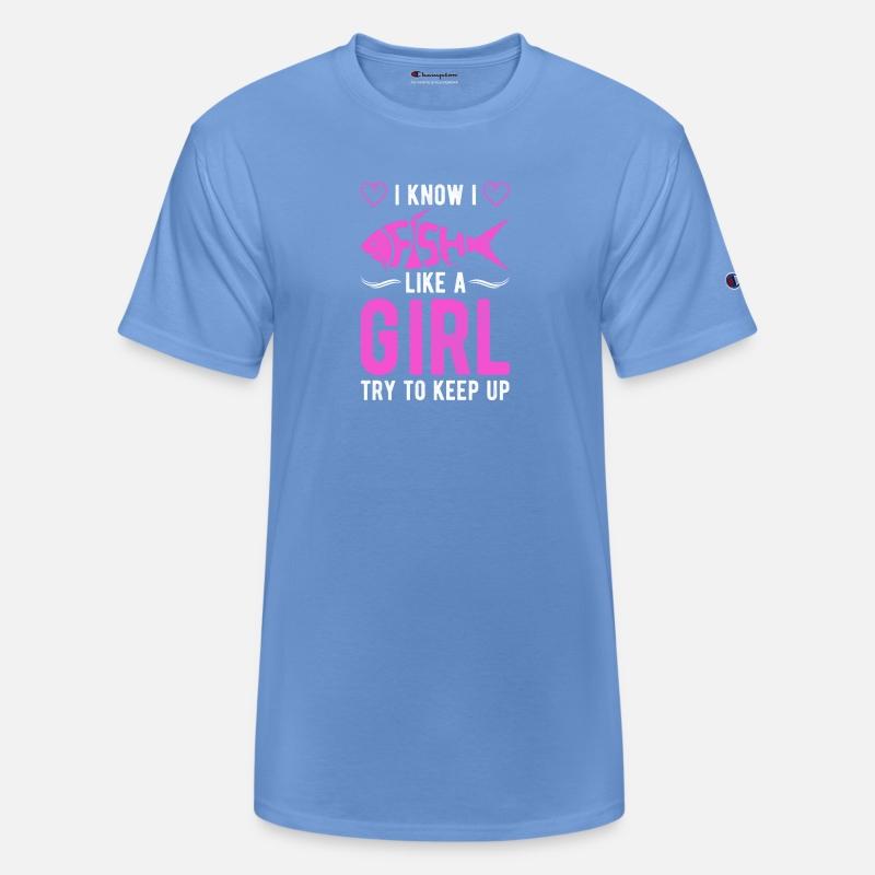 Fish like a girl shirt
