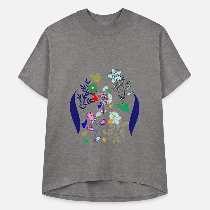 Flowers, Birds, and Butterfly