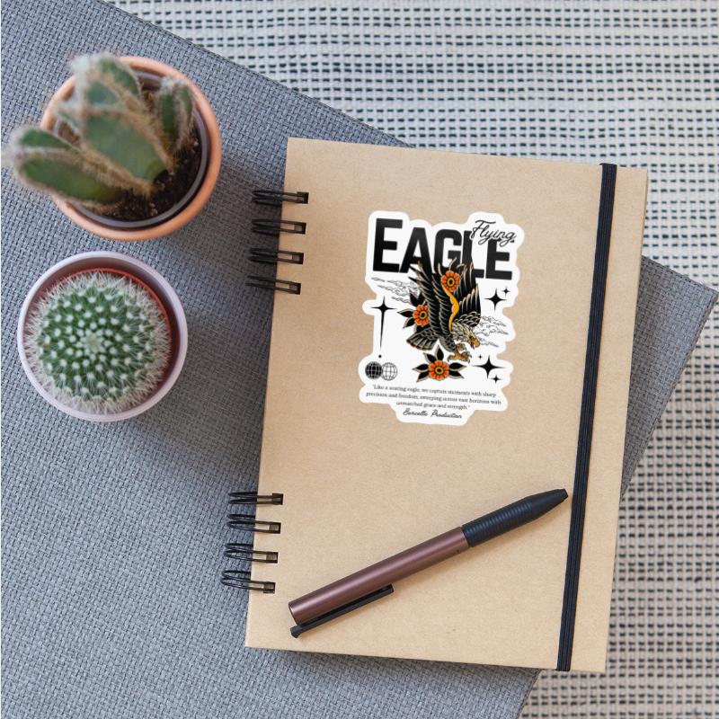 Flying Eagle Vintage Tattoo Style Design