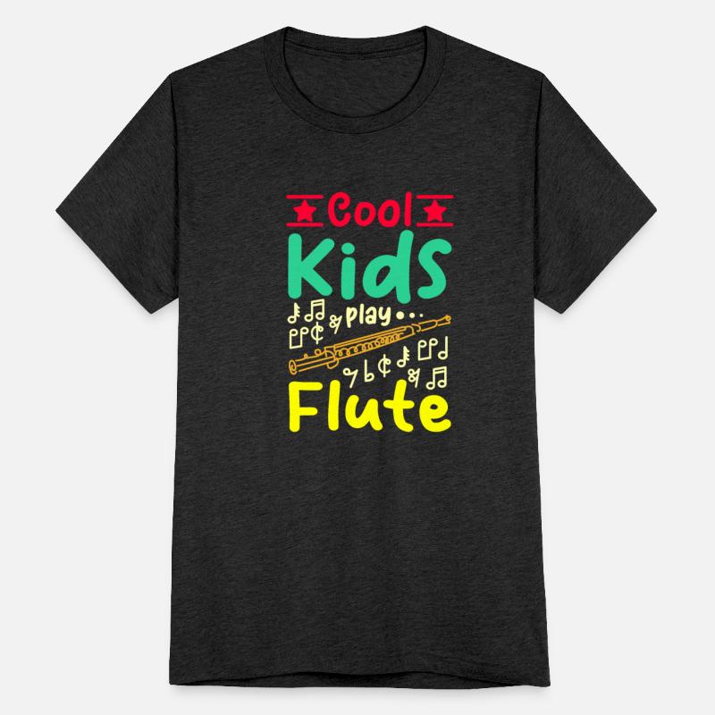 For children, cool kids play flute