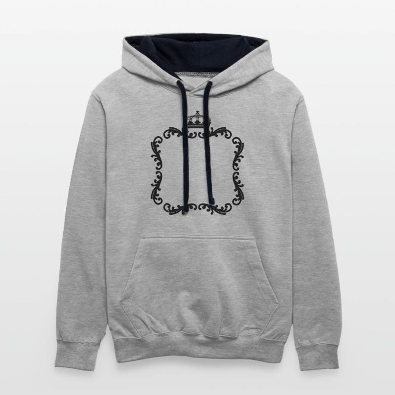 Frame with crown decorative frame for photo