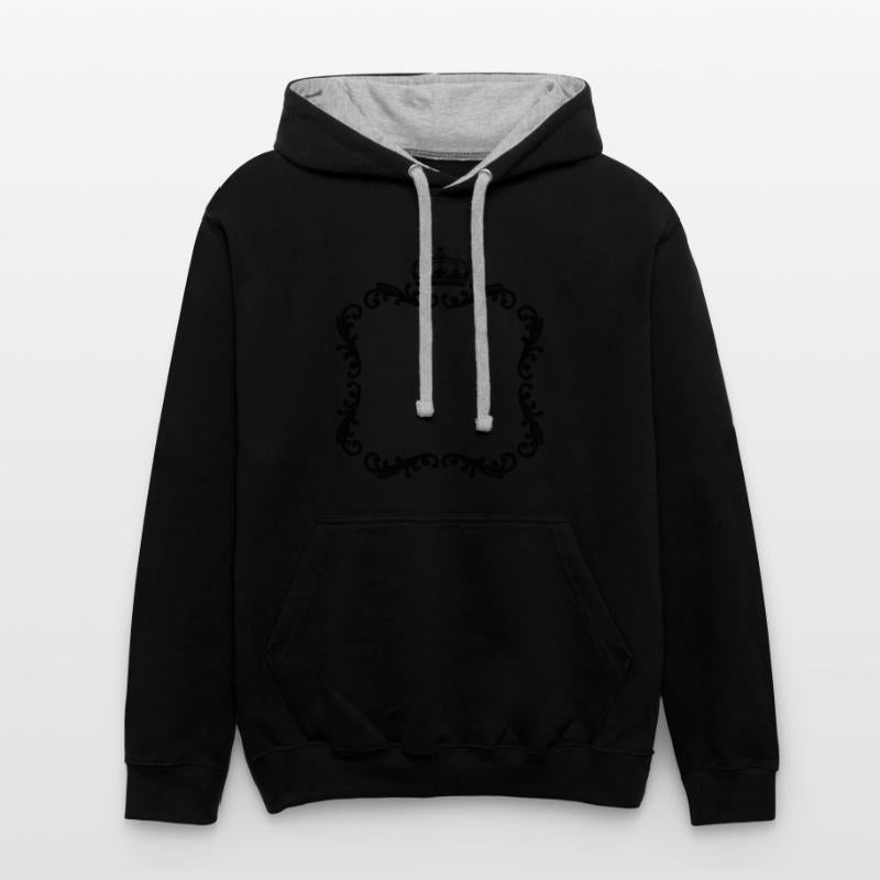 Frame with crown decorative frame for photo