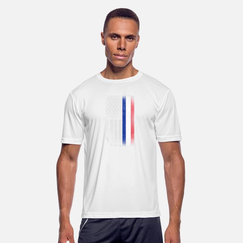 French American Flag - Half French Half American