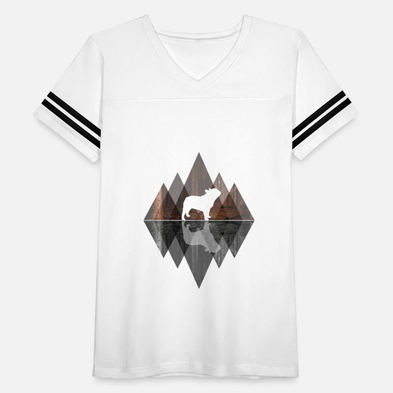 French Dog abstract - Geometry Dog Triangle