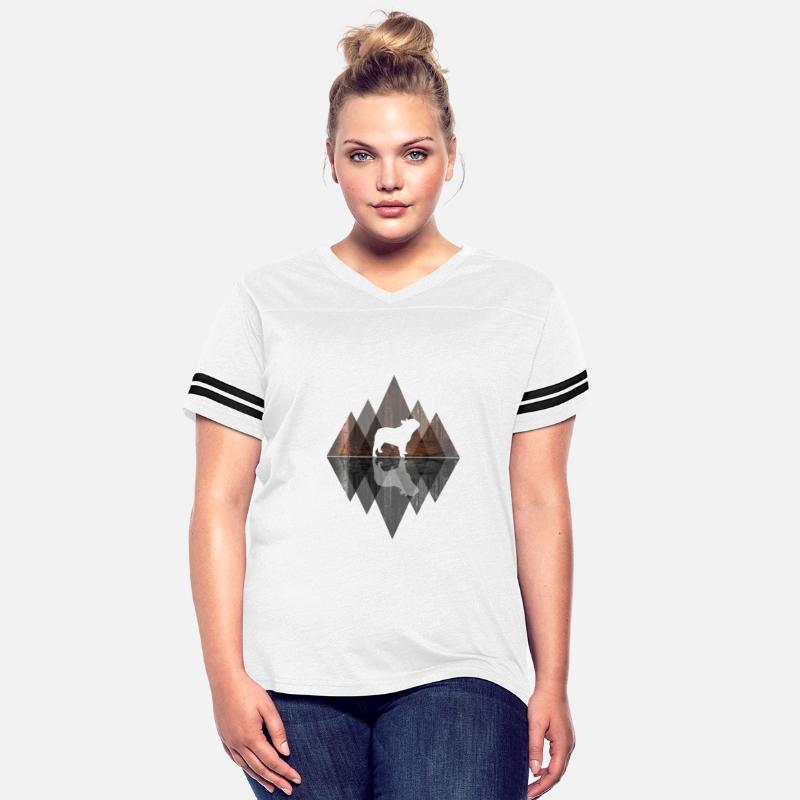 French Dog abstract - Geometry Dog Triangle