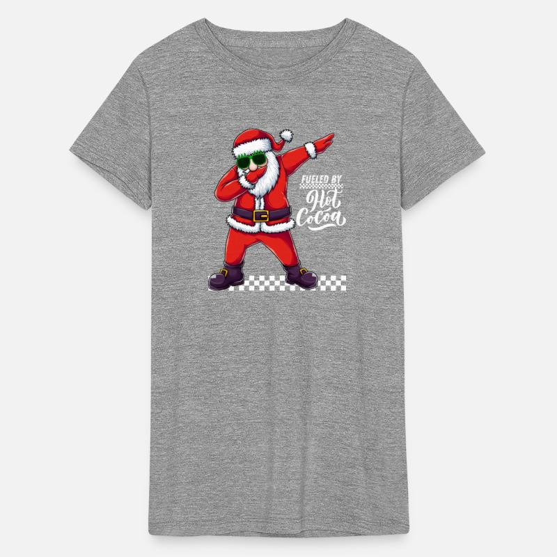 Fueled by Hot Cocoa, dabbing Santa