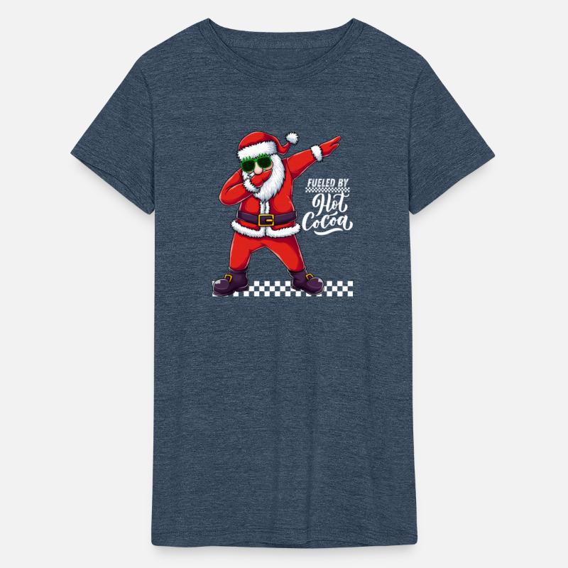 Fueled by Hot Cocoa, dabbing Santa