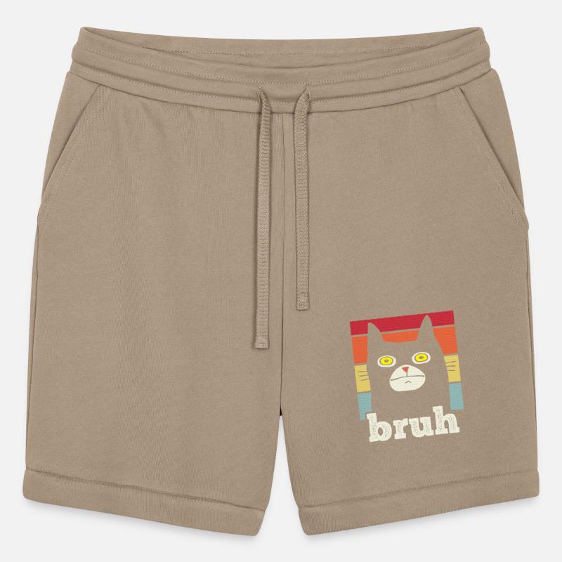 Funny Meme saying Bruh with Cat Greetings Teens