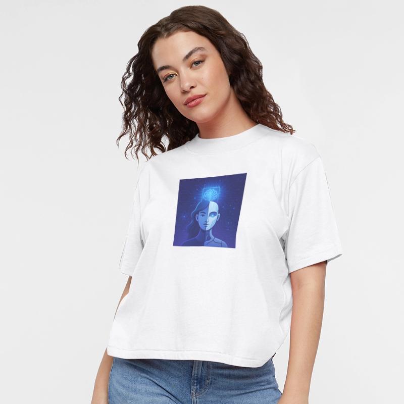 Futuristic Cybernetic Female Portrait