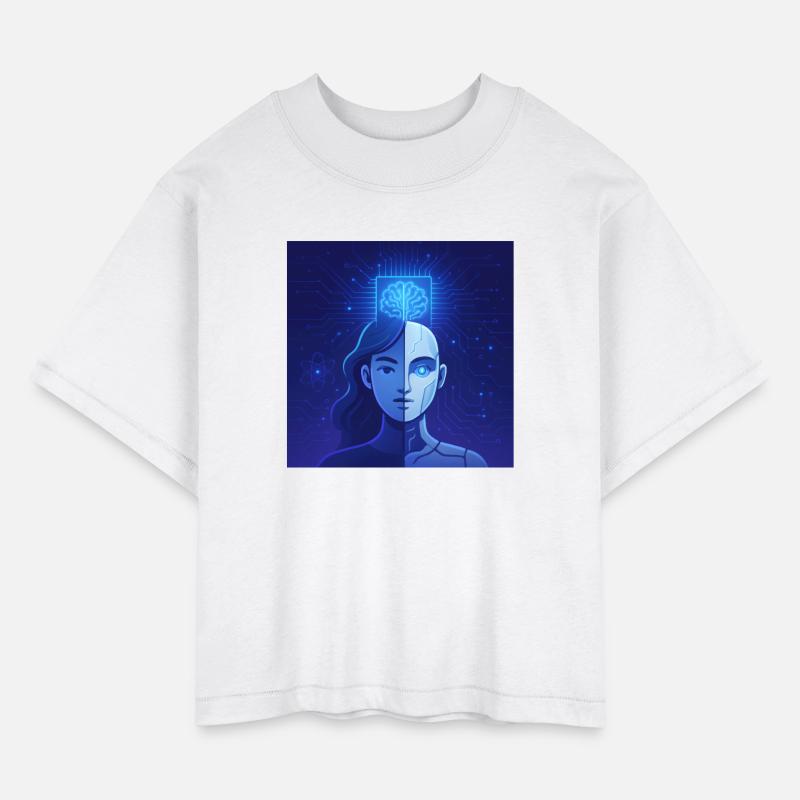 Futuristic Cybernetic Female Portrait