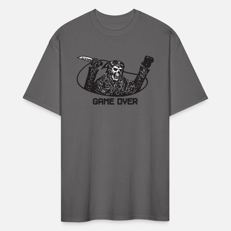GAME OVER COMIC RETRO T SHIRT