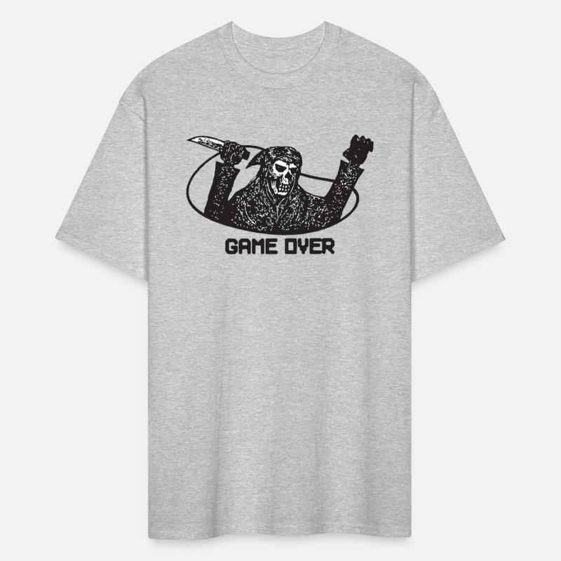 GAME OVER COMIC RETRO T SHIRT