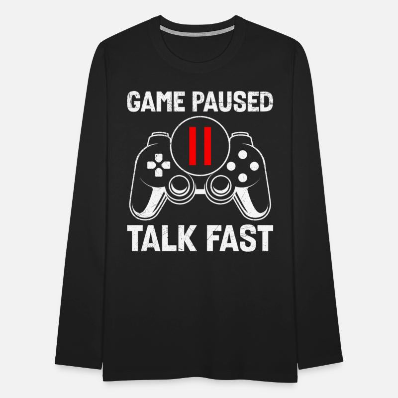 Game Paused Talk Fast Video Games Console