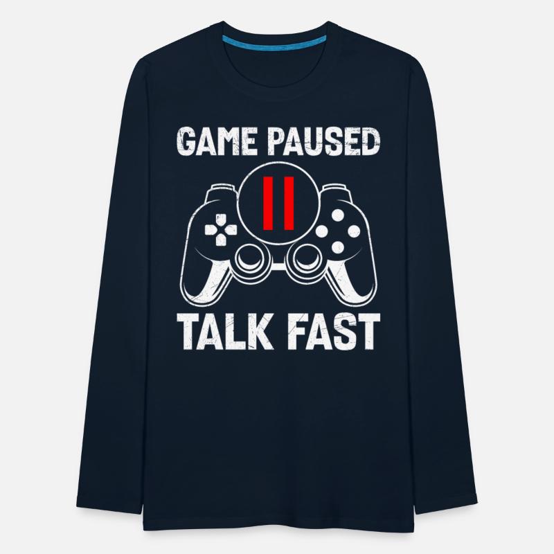 Game Paused Talk Fast Video Games Console