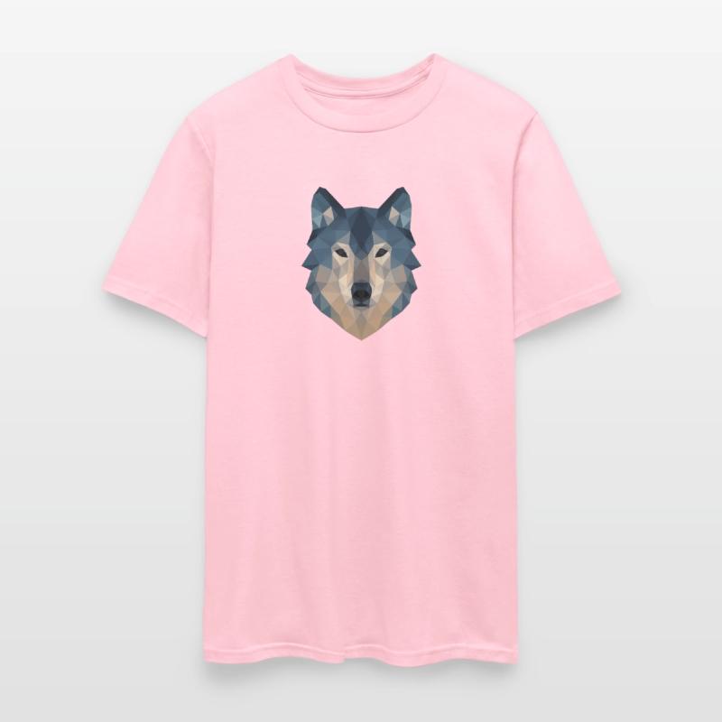 Geometric Wolf Face – Bold Abstract Wild Animal Ar