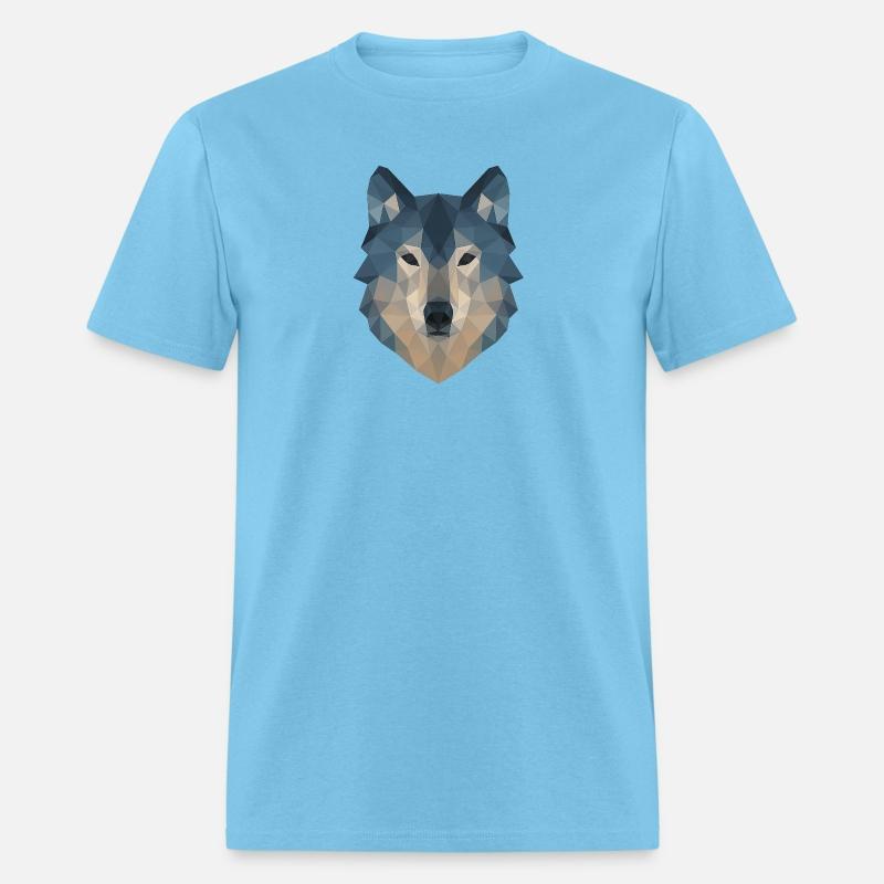 Geometric Wolf Face – Bold Abstract Wild Animal Ar