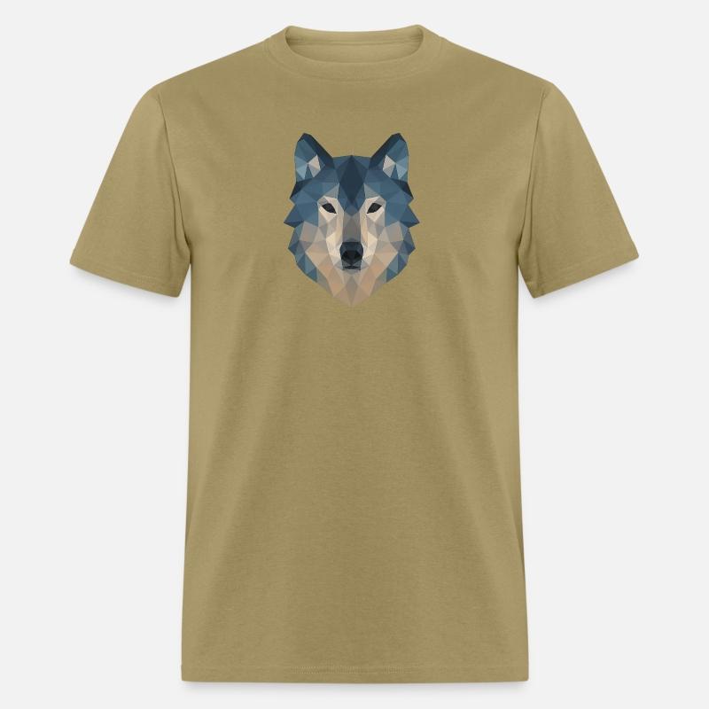 Geometric Wolf Face – Bold Abstract Wild Animal Ar