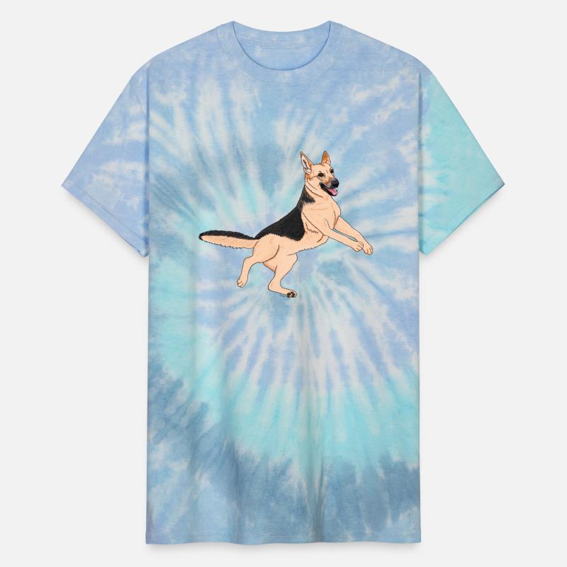 German Shepherd Jumping