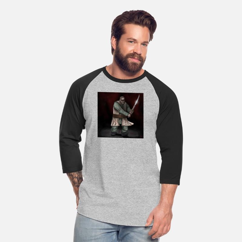 Giant Chinese Warrior Cartoon Character.