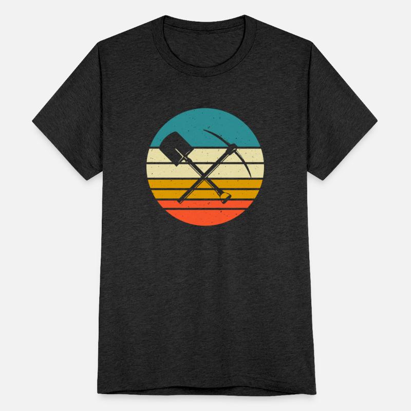 Gold miner panning sunset