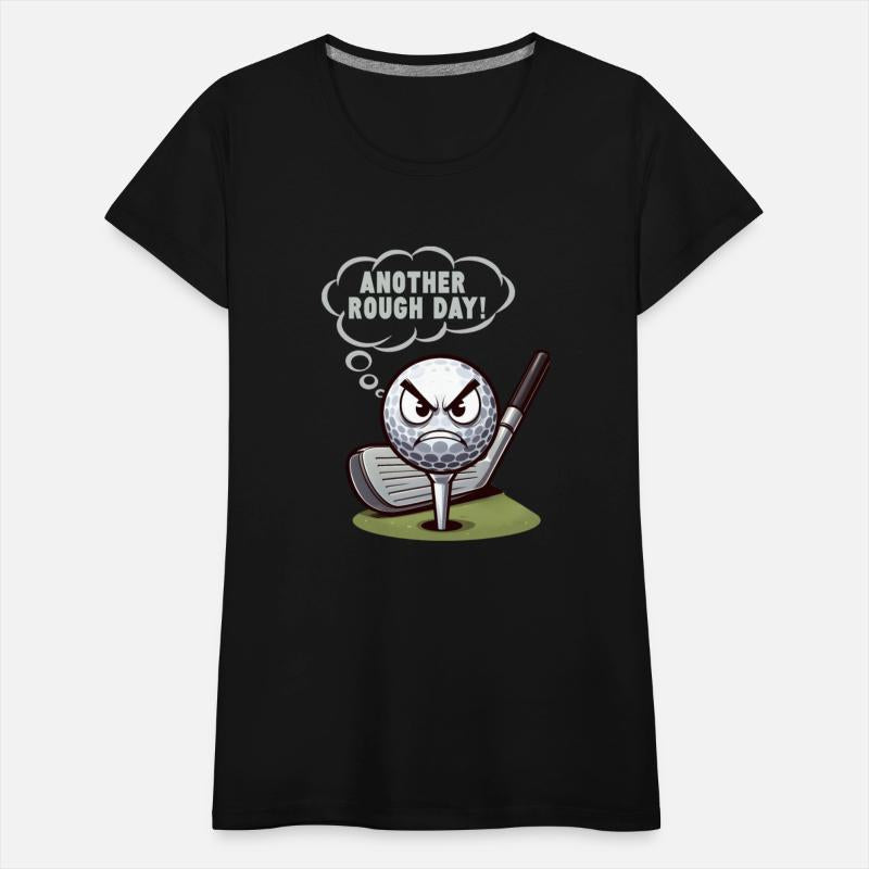 Golf Ball Another Rough Day Golfer