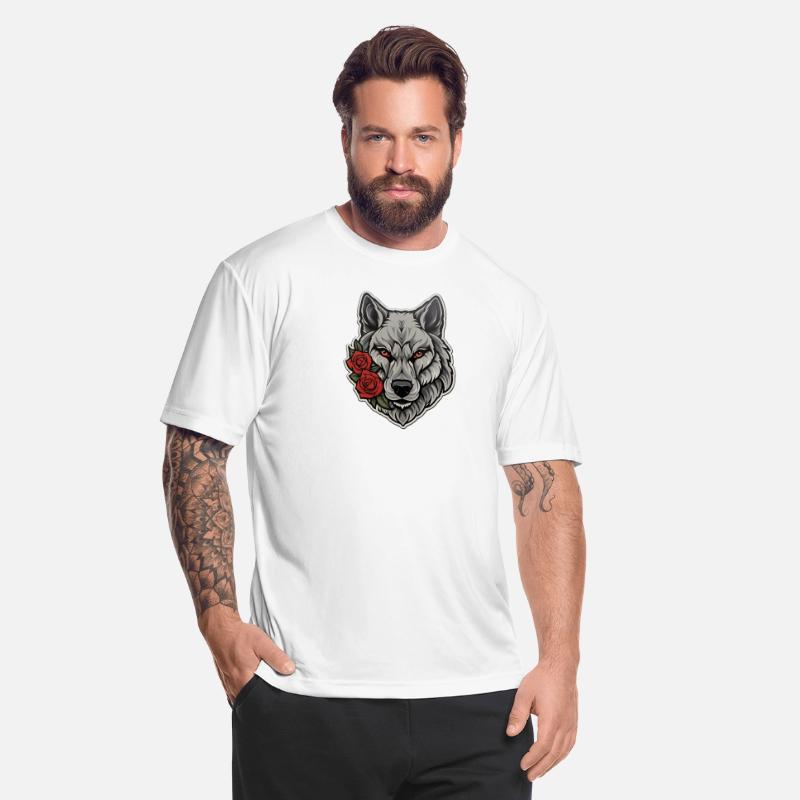 Gothic Wolf Wildlife Illustration