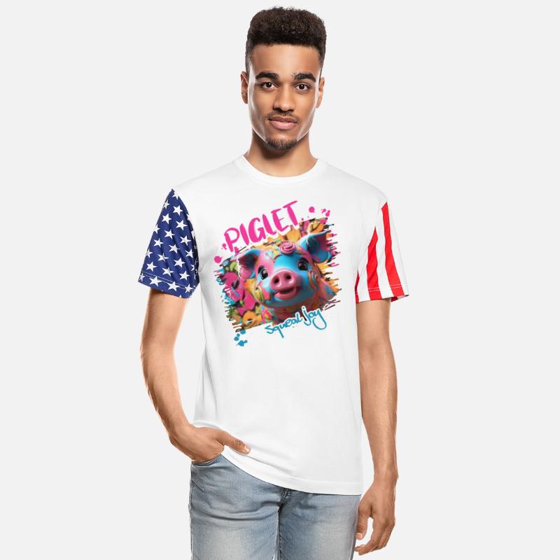 Graffiti-inspired portraiture Piglet