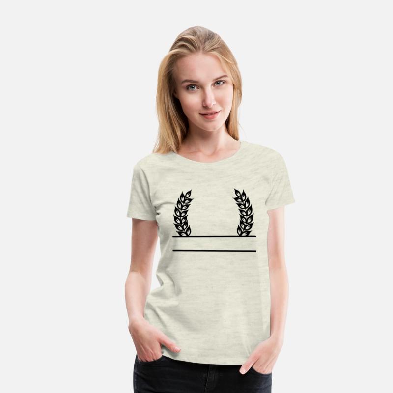 Grain wreath name banner