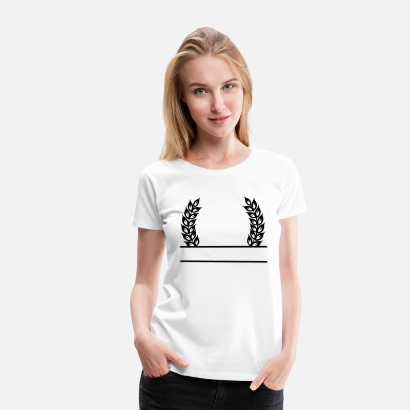 Grain wreath name banner