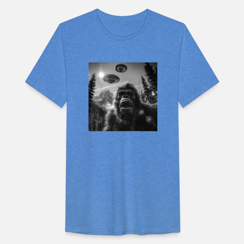 Graphic Bigfoot Sasquatch Selfie