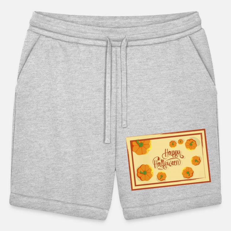 Greetings Happy Halloween typography and pumpkins