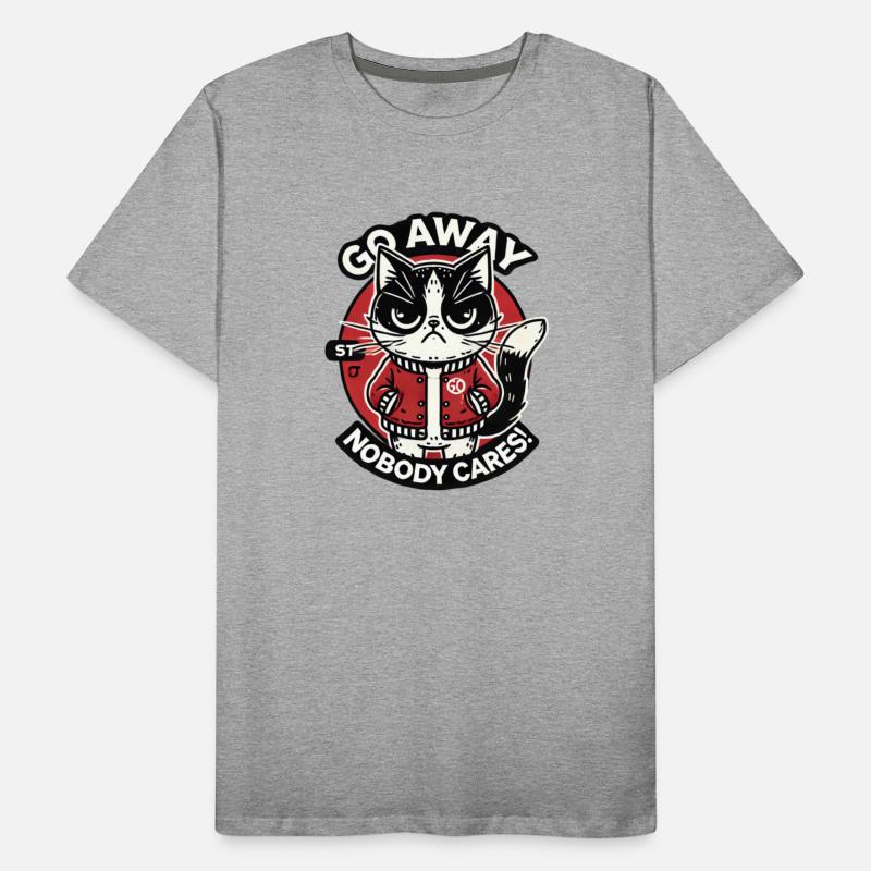 Grumpy Cat Design – Nobody Cares, Go Away Funny Qu