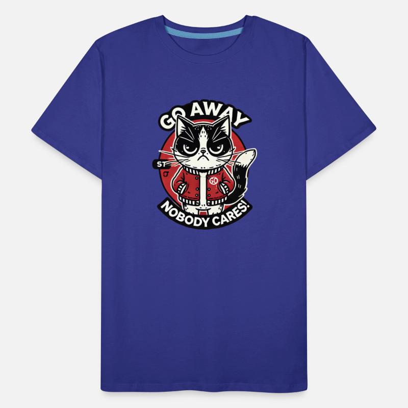 Grumpy Cat Design – Nobody Cares, Go Away Funny Qu