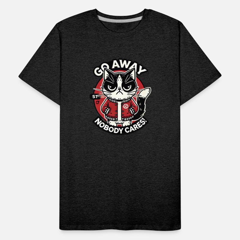 Grumpy Cat Design – Nobody Cares, Go Away Funny Qu