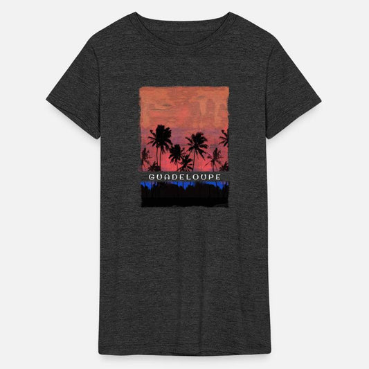 Guadeloupe Caribbean Vacation Souvenir Palm Tree