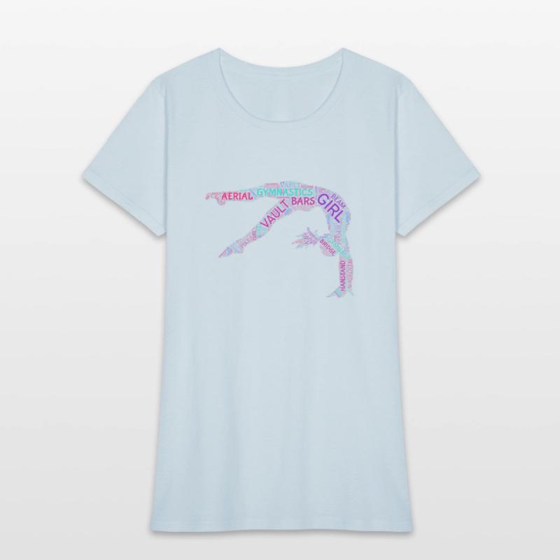 Gymnastics Back Handspring Word Art