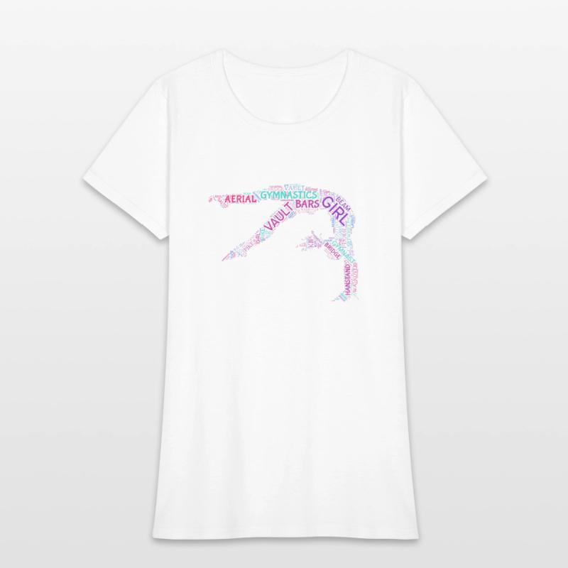 Gymnastics Back Handspring Word Art