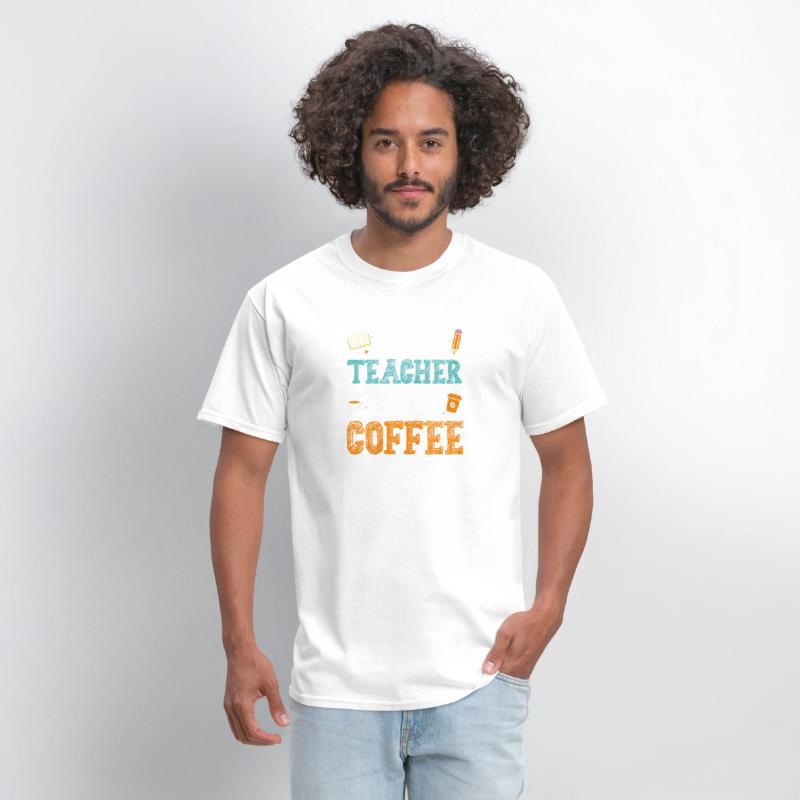 Half Teacher Half Coffee T Shirt Design 1